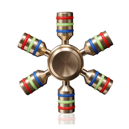 Toupie gyroscopique en métal EDC pour adultes, gadget unique du bout des doigts, trucs sympas, jouets Fidget pour l'anxiété et les instituts soulignés