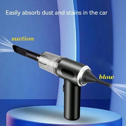 Aspirateur soufflant intégré pour voiture et ménage, chargement USB, aspirateur soufflant, petit, 3 en 1