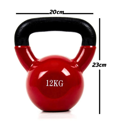 Kettlebell en fer avec revêtement vinyle