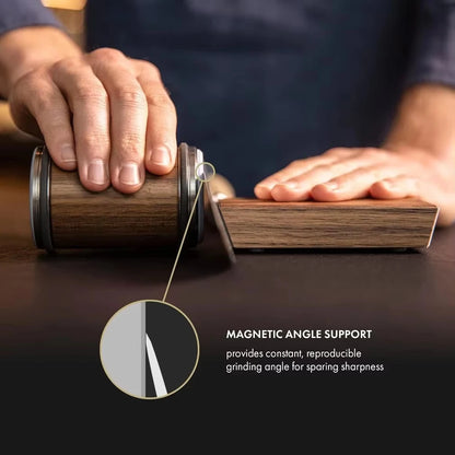15 °   20 °   Kit d'affûtage de couteaux roulant 2024, outil de cuisine à rouleau magnétique