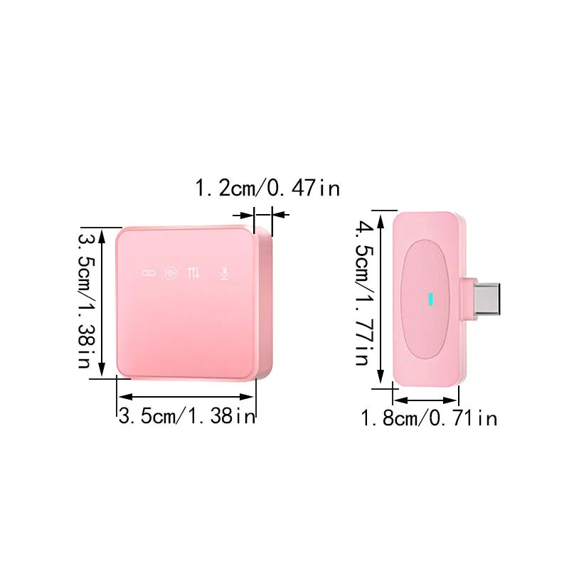 Microphone Lavalier professionnel sans fil, avec réduction du bruit, fonction d'enregistrement muet, téléphone Portable, Audio et vidéo, micro en direct
