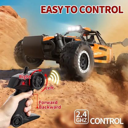 Voitures RC 1:16 Voiture tout-terrain télécommandée 2WD haute vitesse 20 km/h Tout-terrain Jouet électrique Voiture RC tout-terrain Camions