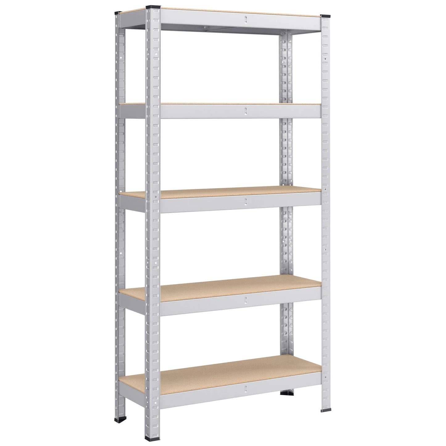 SONGMICS Étagère de Rangement à 5 Niveaux, 30 x 75 x 150 cm, Capacité 650 kg, Planches Réglables, Style Industriel, pour Cuisine, Salon