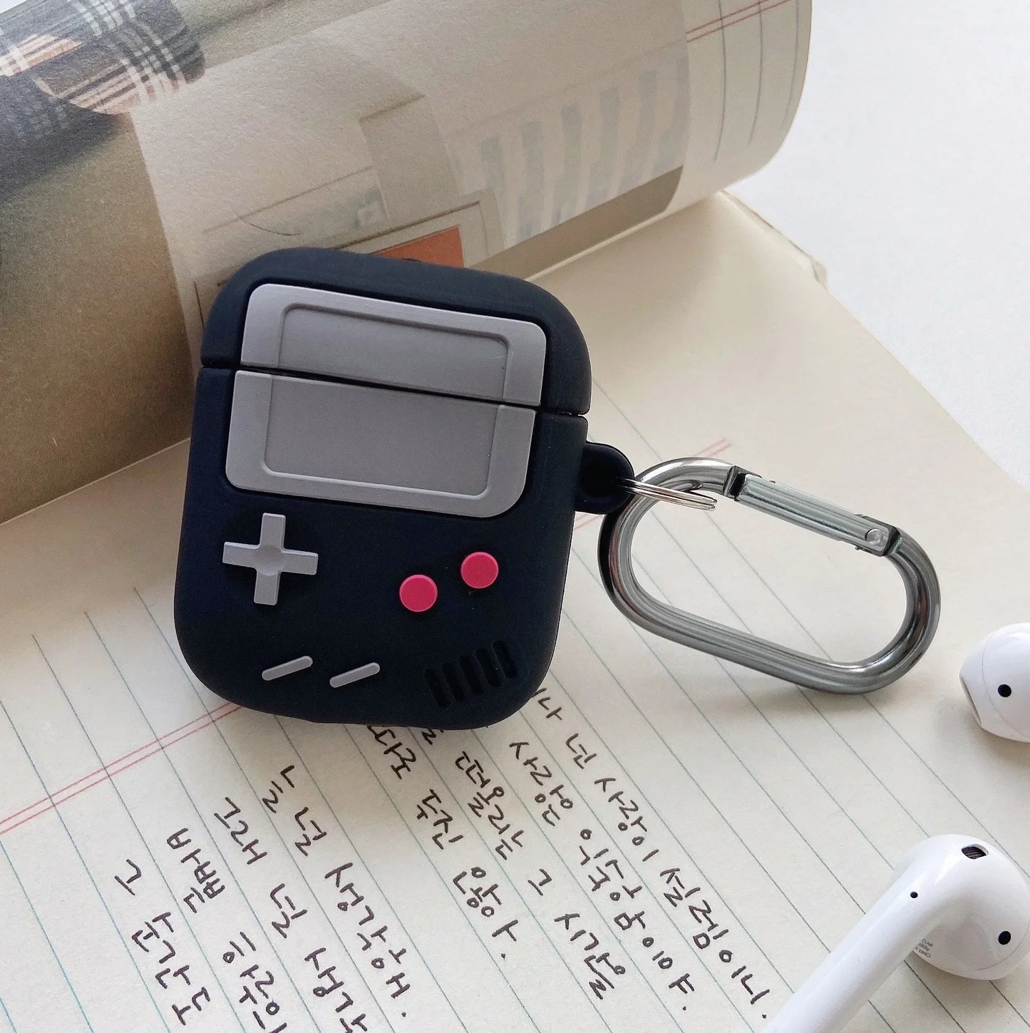 Pour AirPods Pro 2 étui mode classique rétro Console de jeu étuis pour écouteurs pour AirPods 4 3 2 1 Pro 2 Pro2 housse en Silicone avec crochet
