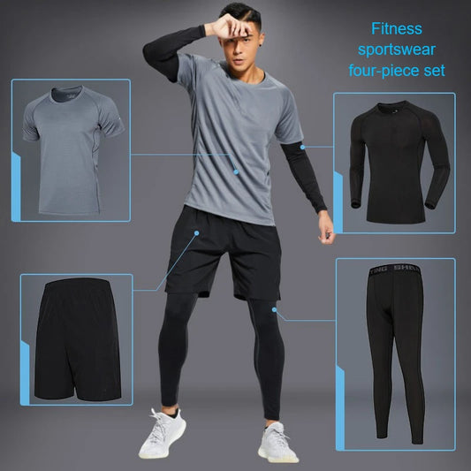 Équipement de sport, de basket-ball, d'entraînement transfrontalier, collants en velours, séchage rapide, combinaisons de Fitness pour course à pied et nuit du matin