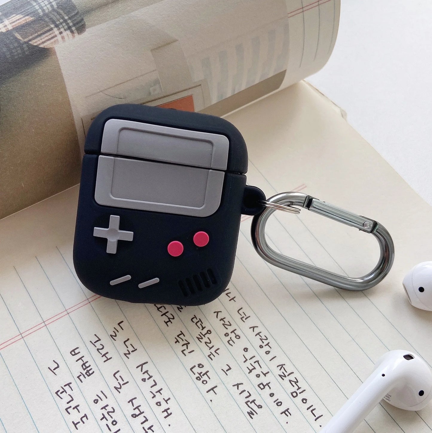 Pour AirPods Pro 2 étui mode classique rétro Console de jeu étuis pour écouteurs pour AirPods 4 3 2 1 Pro 2 Pro2 housse en Silicone avec crochet