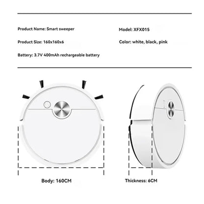 Xiaomi – Robot de balayage intelligent, mini vadrouille domestique, aspiration et balayage, Machine de nettoyage automatique intégrée, aspirateur