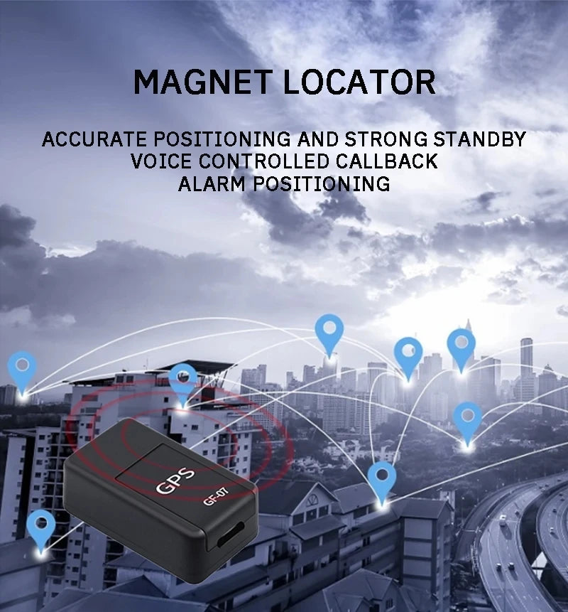 Mini GF-07 GPS Tracker Voiture Vélo Vélo Animaux Enfants Suivi En Temps Réel Positionneur Bain Magnétique Anti-perte Localisateur