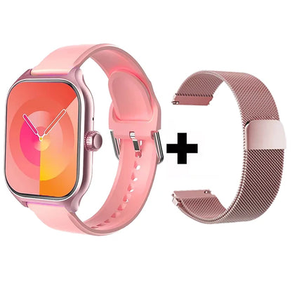 Montre intelligente pour Android IOS montres 1.83 pouces HD affichage Bluetooth appel Message alerte musique sport Mode Smartwatch hommes femmes cadeau