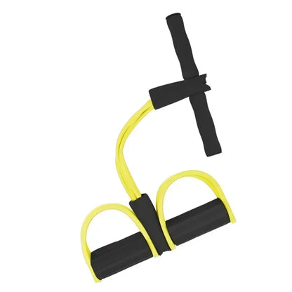 Bandes de résistance bandes de Fitness élastiques pour les exercices sportifs à la maison multifonctionnel Portable 4 tubes extracteur de pédale élastique