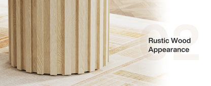 Table à manger ronde pour 4, table de cuisine de ferme de 47,24 pouces avec base en métal, petite table à manger moderne pour salle à manger