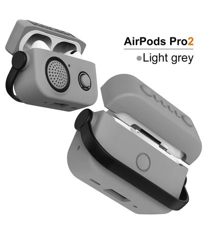 Étui pour écouteurs Housse de protection pour AirPods 1/2/3/4 & Pro & Pro2 (2021 & 2024 ANC) |   Étui/sac en silicone antichoc pour radio de dessin animé