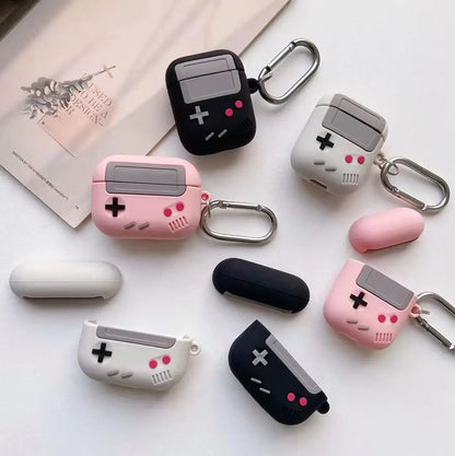 Pour AirPods Pro 2 étui mode classique rétro Console de jeu étuis pour écouteurs pour AirPods 4 3 2 1 Pro 2 Pro2 housse en Silicone avec crochet