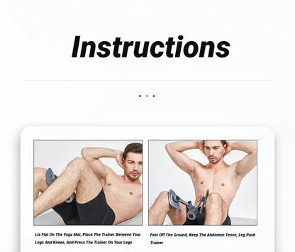 Kegel-Équipement de Fitness pour Homme, Exercice à Domicile, Entraîneur de Muscles Pelviens du Bassin, Fesses, Exercice au Sol, Renforcement