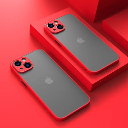 Nouvelle armure pare-chocs antichoc coque de téléphone pour iPhone 15 11 12 13 Mini 14 Pro XR X Xs Max Plus Silicone couverture rigide Capa