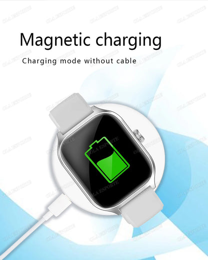 Montre intelligente pour Android IOS montres 1.83 pouces HD affichage Bluetooth appel Message alerte musique sport Mode Smartwatch hommes femmes cadeau
