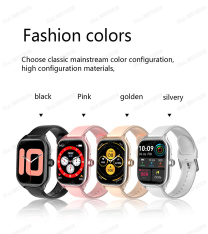 Montre intelligente pour Android IOS montres 1.83 pouces HD affichage Bluetooth appel Message alerte musique sport Mode Smartwatch hommes femmes cadeau