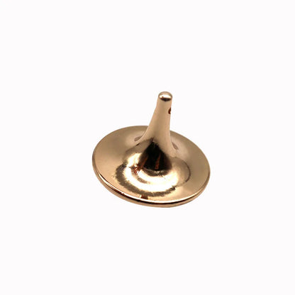 Gyroscope en métal film chaud Totem argent main toupie bout des doigts petit Gyroscope Cyclone Antistress Fidget jouets pour enfants cadeaux