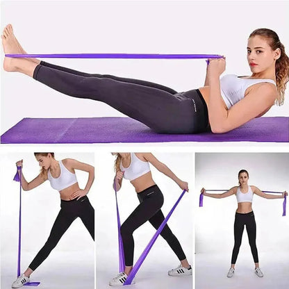 Bandes de résistance pour l'entraînement, bandes d'exercice, thérapie physique, entraînement physique en plein air, Pilates, gymnastique à domicile, bande élastique extensible