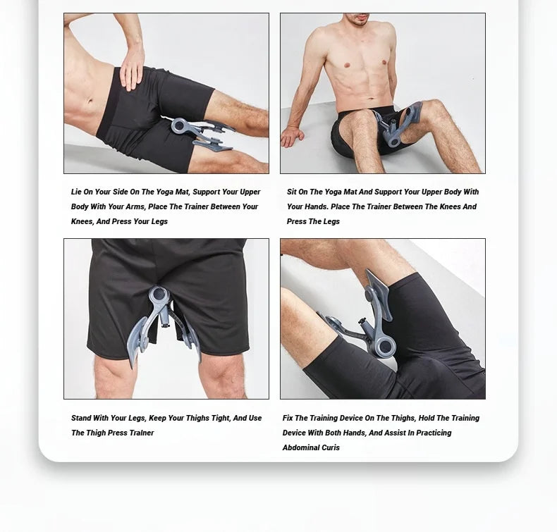 Kegel-Équipement de Fitness pour Homme, Exercice à Domicile, Entraîneur de Muscles Pelviens du Bassin, Fesses, Exercice au Sol, Renforcement
