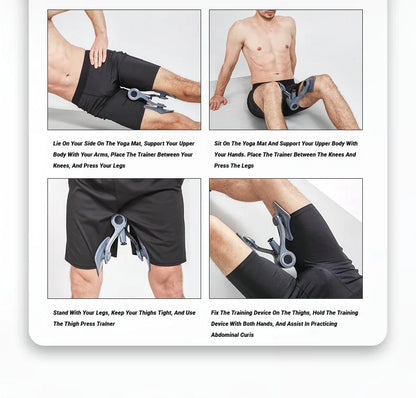 Kegel-Équipement de Fitness pour Homme, Exercice à Domicile, Entraîneur de Muscles Pelviens du Bassin, Fesses, Exercice au Sol, Renforcement