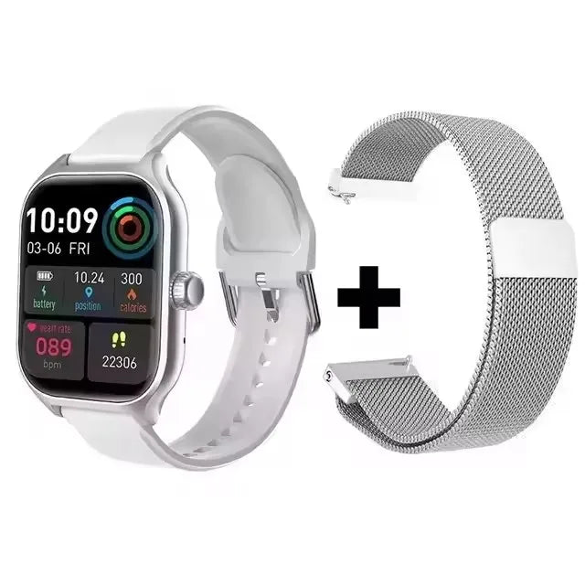 Montre intelligente pour Android IOS montres 1.83 pouces HD affichage Bluetooth appel Message alerte musique sport Mode Smartwatch hommes femmes cadeau