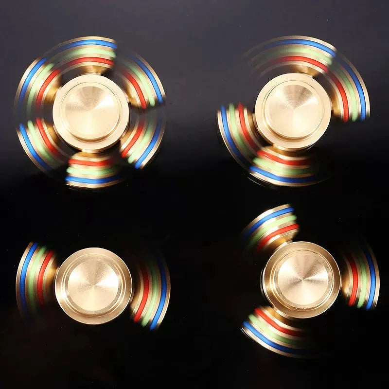 Toupie gyroscopique en métal EDC pour adultes, gadget unique du bout des doigts, trucs sympas, jouets Fidget pour l'anxiété et les instituts soulignés