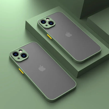 Nouvelle armure pare-chocs antichoc coque de téléphone pour iPhone 15 11 12 13 Mini 14 Pro XR X Xs Max Plus Silicone couverture rigide Capa