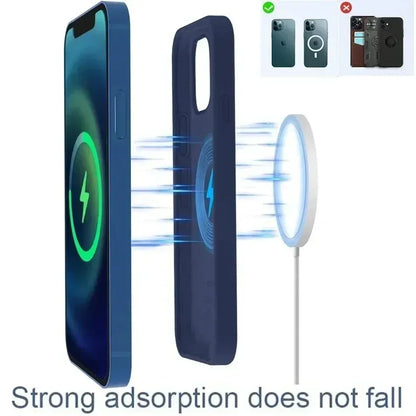 Chargeur rapide magnétique d'origine pour iPhone, dispositif de charge sans fil pour iPhone 16, 15, 14, 13, 12 Pro Max, Mini USB C, 8 Plus, Poly X XS MAX, Airpods