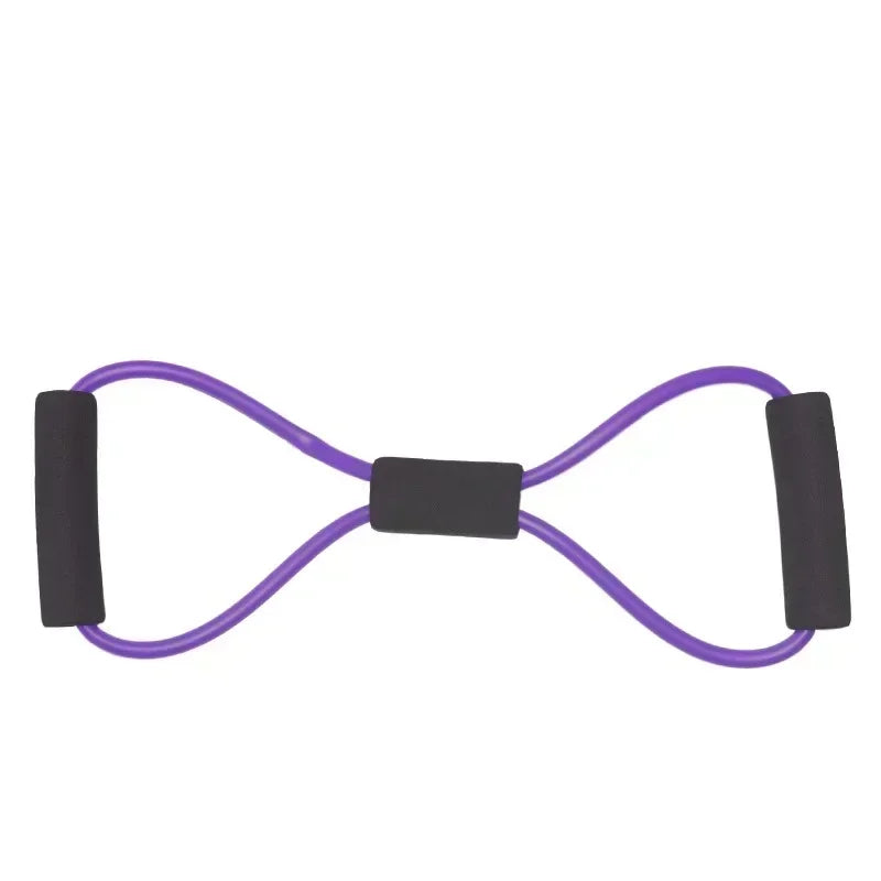 Bandes de résistance bandes de Fitness élastiques pour les exercices sportifs à la maison multifonctionnel Portable 4 tubes extracteur de pédale élastique