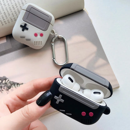 Pour AirPods Pro 2 étui mode classique rétro Console de jeu étuis pour écouteurs pour AirPods 4 3 2 1 Pro 2 Pro2 housse en Silicone avec crochet