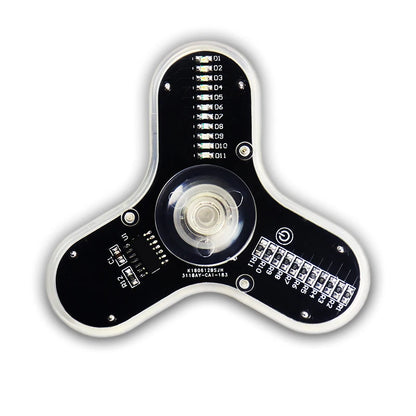 Kit supérieur électronique de bricolage, fabrication gyroscopique du bout des doigts LED, Kit de bricolage amusant, soudage supérieur, composants électroniques, Kit de circuits imprimés