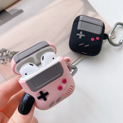 Pour AirPods Pro 2 étui mode classique rétro Console de jeu étuis pour écouteurs pour AirPods 4 3 2 1 Pro 2 Pro2 housse en Silicone avec crochet