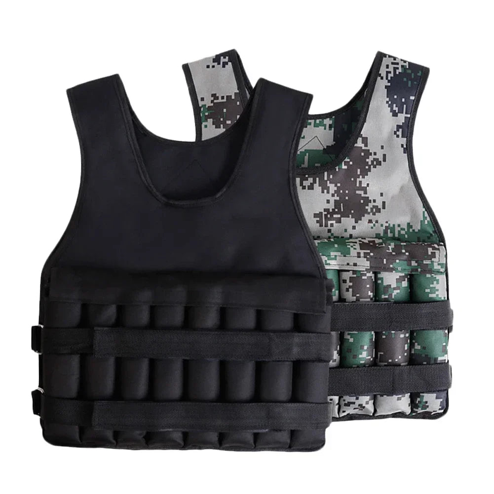 20kg charge gilet lesté réglable exercice formation Fitness veste gymnastique entraînement boxe gilet Fitness course sable gilet