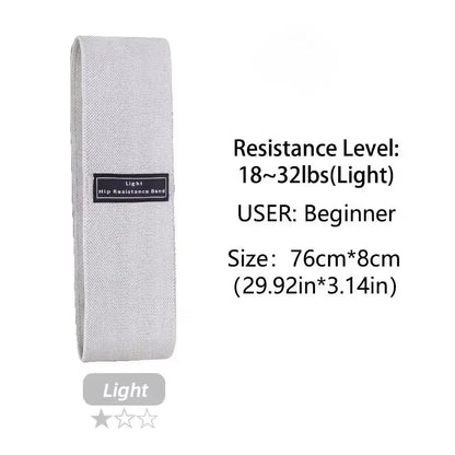 Bandes de résistance, bandes d'entraînement en tissu pour femmes et hommes, bandes de résistance pour butin en tissu, bandes de squat épaisses pour fesses/jambes/cuisses
