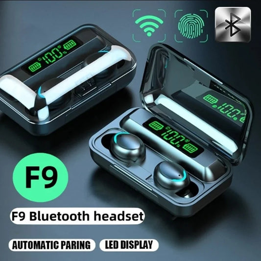 TWS F9-5 Écouteur Bluetooth Écouteurs Casque Sans Fil Hifi Stéréo dehors Écouteurs Casque Prothèses Auditives Avec Micro Mains Libres