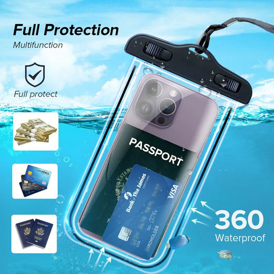 Coque de téléphone étanche, sac étanche de natation, pochette de protection universelle sous-marine pour iPhone 11 12 13 14 Pro Max X