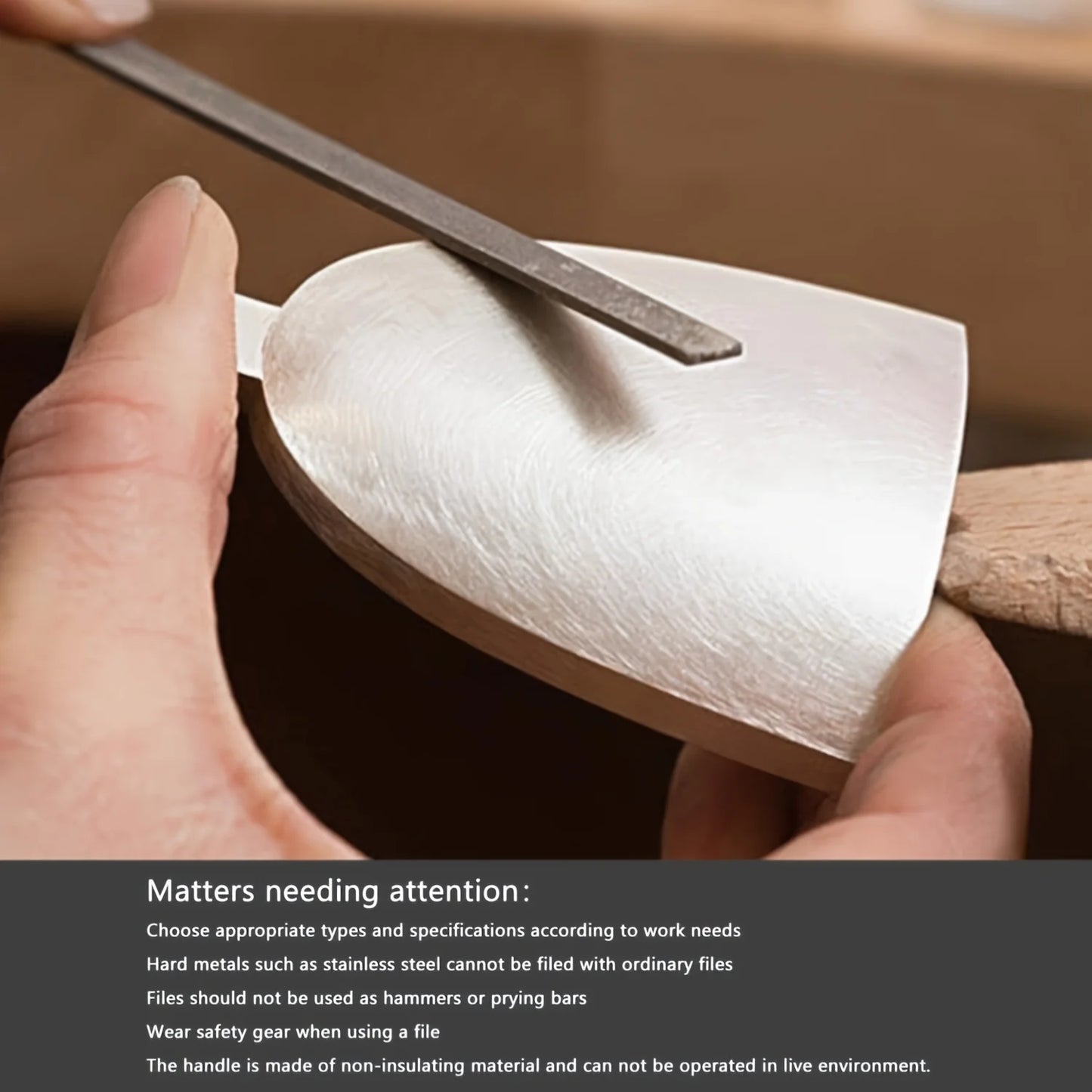 Ensemble de limes à aiguilles Premium – Limes en acier à haute teneur en carbone avec poignées ergonomiques antidérapantes pour un classement précis sur le bois, le plastique et le modèle