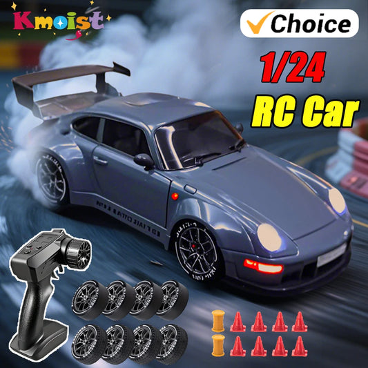 Voiture RC télécommandée à dérive, Mini jouet de course pour enfants, Radio 2.4G, modèle de véhicule à grande vitesse, jouets pour garçons, cadeaux pour enfants