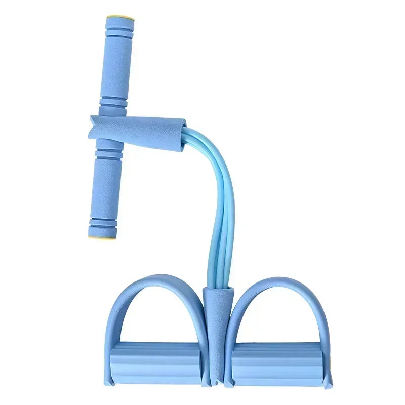 Bandes de résistance bandes de Fitness élastiques pour les exercices sportifs à la maison multifonctionnel Portable 4 tubes extracteur de pédale élastique