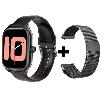 Montre intelligente pour Android IOS montres 1.83 pouces HD affichage Bluetooth appel Message alerte musique sport Mode Smartwatch hommes femmes cadeau