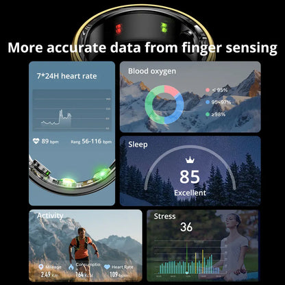 2025 R06 anneau intelligent hommes femmes moniteur de santé IP68 étanche homme Smartring Fitness suivi anneaux intelligents plusieurs Modes de Sport