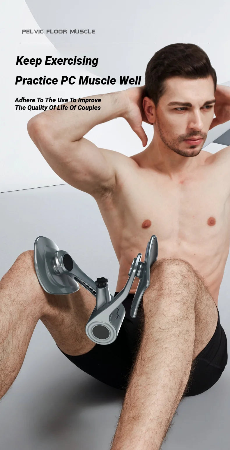 Kegel-Équipement de Fitness pour Homme, Exercice à Domicile, Entraîneur de Muscles Pelviens du Bassin, Fesses, Exercice au Sol, Renforcement