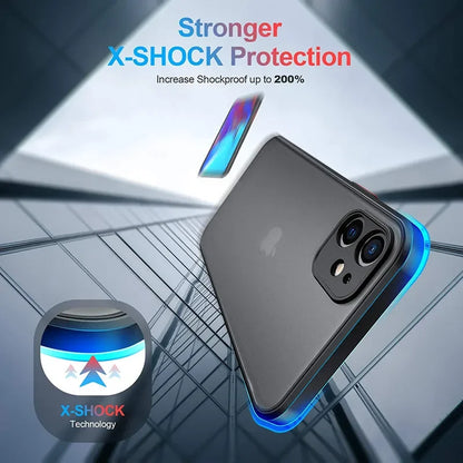 Nouvelle armure pare-chocs antichoc coque de téléphone pour iPhone 15 11 12 13 Mini 14 Pro XR X Xs Max Plus Silicone couverture rigide Capa