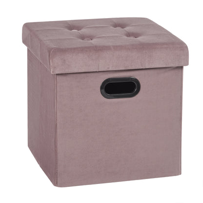 Repose-pieds en similicuir avec boîte de rangement, tabouret pliable, banc de siège à la maison, blanc et noir, poitrine cubique, 1PC